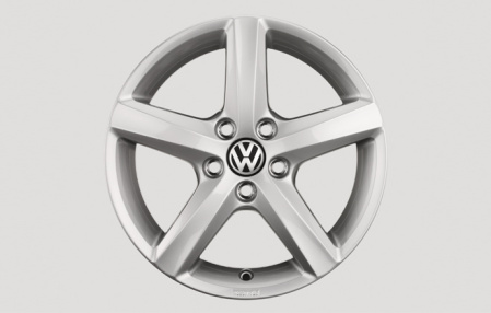 Диск литой R15 VAG дизайн Aspen Brillantsilber для VW Polo IV 2002-2005, IV 2005-2010, Polo V 2010-н.в.