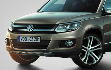 Расширители колесных арок VW Tiguan (5N) 2011-2016 широкие хромированные для автомобилей без системы парктроник