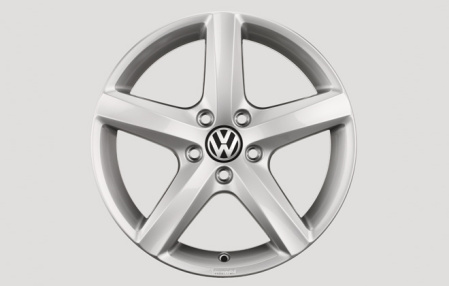 Диск литой R17 VAG дизайн Aspen Brillantsilber для VW Eos 2006-2010, Eos 2010-н.в., CC 2012-н.в., Passat (B6) 2005-2010, .в., Passat (B7) 2011-н.в., Passat CC 2008-2011, Passat Alltrack (B7) 2012-н.в., Scirocco