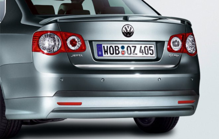 Накладка на бампер задний VW Jetta V 2006-2010