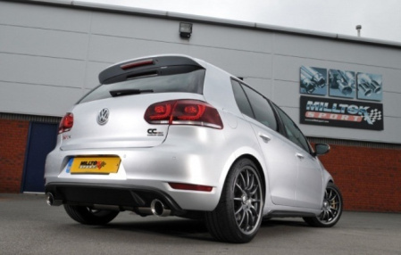 Комплект выхлопной системы VW Golf V 2.0 TDI 140 л.с. без резонатора в стиле GTI 6-серии