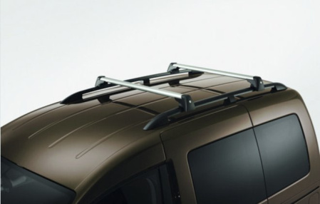 Поперечные рейлинги для багажной системы VW Caddy 2011-н.в. для автомобилей с установленными продольными направляющими