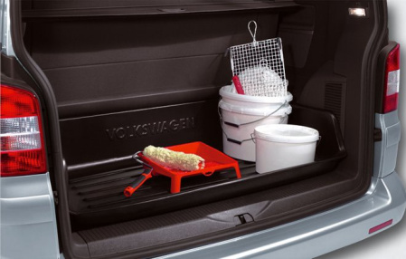 Поддон в багажник VW Caravelle (T5) 2003-2009, Caravelle (T5) 2010-2015, Caravelle (T6) 2016-н.в., Multivan (T5) 2003-2009, Multivan (T5) 2010-2015, Multivan (T6) 2016-н.в.