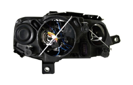 Передняя оптика VW Passat (B6) 2005-2010 хром