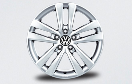 Диск литой R17 VAG дизайн Akiros Sterling Silber для VW Eos 2006-2010, Eos 2010-н.в., Passat (B6) 2005-2010, Passat (B7) 2011-н.в.