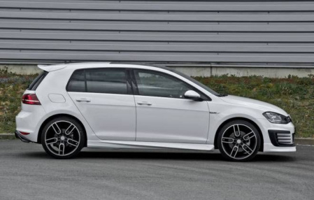 Комплект обвеса VW Golf VII GTI от компании Caractere в комплекте с глушителем