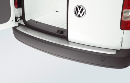 Защитная накладка на задний бампер для VW Caddy 2008-2010
