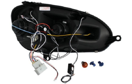 Передняя оптика VW Golf V, Jetta V 2006-2010 хром