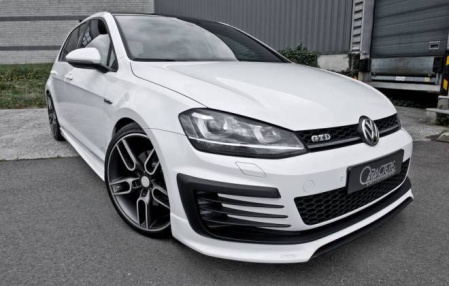 Накладка на бампер передний VW Golf VII GTI
