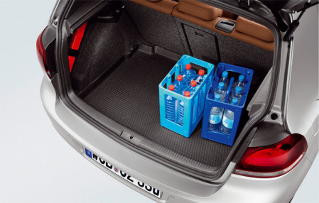 Коврик в багажник VW Golf V, Golf V GT, Golf VI, Golf VI GTI для автомобилей с высоким полом багажника