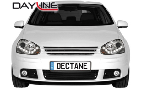 Передняя оптика VW Golf V, Jetta V 2006-2010 хром для автомобилей с оригинальным ксеноном