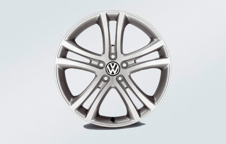 Диск литой R19 VAG дизайн Savannah Brillantsilber для VW Tiguan (5N) 2007-2010, Tiguan (5N) 2011-2016