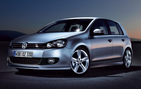 Накладка на бампер передний VW Golf VI