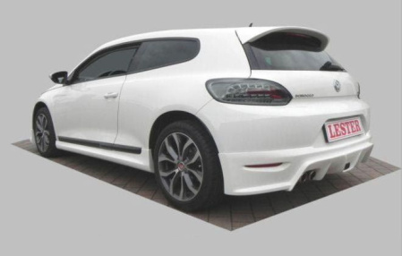 Накладка на бампер задний VW Scirocco 2008-2014