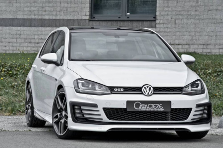 Комплект обвеса VW Golf VII GTI от компании Caractere в комплекте с глушителем