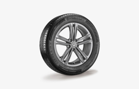 Диск литой R18 VAG дизайн R-Line Sebring Brillantsilber для VW Tiguan (5N) 2016-н.в.