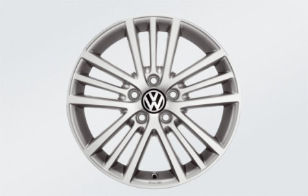 Диск литой R17 VAG дизайн Onyx Brillantsilber для VW Golf V, Golf V GT, Golf V GTI, Golf V Variant, Golf VI, Golf VI GTI, Golf VI Variant, Golf Plus 2005-2008, Golf Plus 2009-н.в., Jetta V 2006-2010, Jetta VI 2011-н.в.