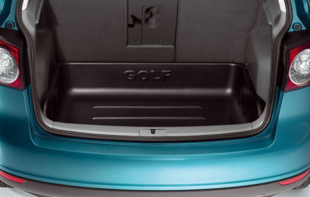 Поддон в багажник VW Golf Plus 2005-2008, Golf Plus 2009-н.в. для автомобилей с высоким полом багажника