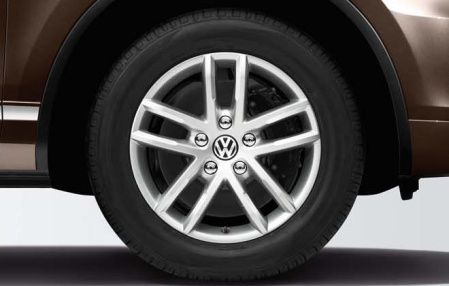 Диск литой R18 VAG дизайн Yukon Brillantsilber для VW Touareg (7P)