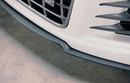 Сплиттер переднего бампера VW Scirocco 2008-2014 в стиле Carbon-Optik
