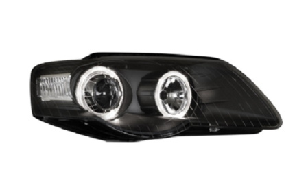 Передняя оптика VW Passat (B6) 2005-2010 черная
