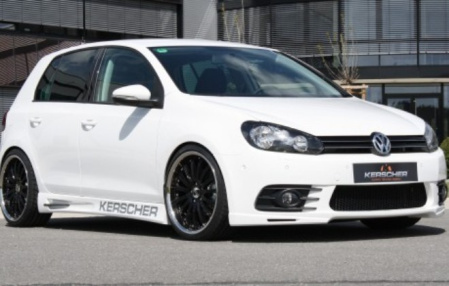 Бампер передний VW Golf VI, Golf VI GTI в стиле Phoenix для автомобилей с противотуманными фарами