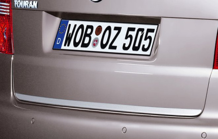 Накладка на крышку багажника VW Touran 2003-2006, Touran 2007-2010 хромированная