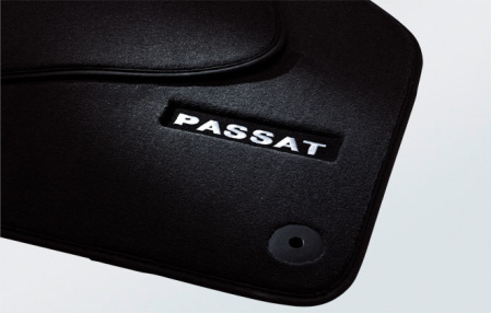 Коврики в салон VW Passat (B6) 2005-2010, Passat CC 2008-2011 текстильные Premium передние и задние черные