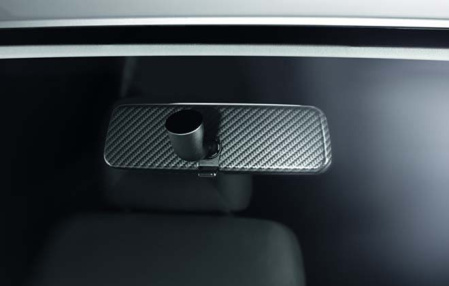 Зеркало заднего вида Volkswagen в стиле Carbon-Optik