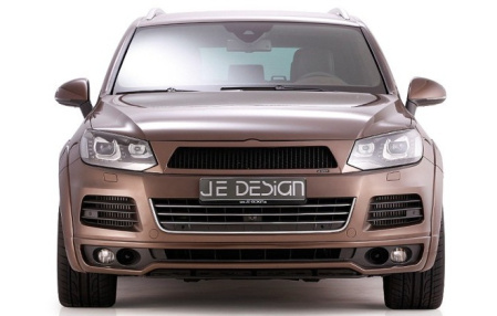 Накладка на бампер передний VW Touareg (7P) 2010-2015 с пакетом R-Line
