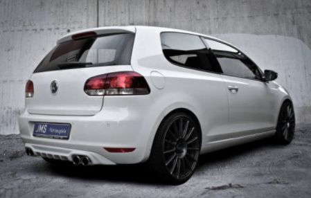 Диффузор заднего бампера VW Golf VI в стиле Exclusiv Line