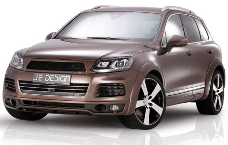 Накладка на бампер передний VW Touareg (7P) 2010-2015 с пакетом R-Line