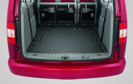 Коврик в багажник VW Caddy 2008-2010, Caddy 2011-н.в. 5- и 7-местных