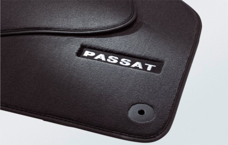 Коврики в салон VW Passat (B6) 2005-2010, Passat CC 2008-2011 текстильные Premium передние и задние антрацит