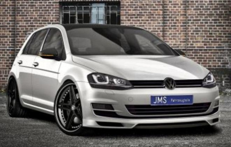 Накладка на бампер передний VW Golf VII в стиле Exclusiv Line