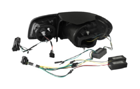 Задние фонари VW Golf Plus 2005-2008, Golf Plus 2009-н.в. светодиодные красный корпус, прозрачное стекло