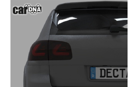 Задние фонари VW Touareg (7L) 2003-2006, Touareg (7L) 2007-2010 красный корпус, матовое затемненное стекло