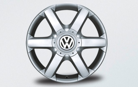 Диск литой R17 VAG дизайн Suez Brillantsilber для VW Touareg (7L) 2003-2006, Touareg (7L) 2007-2010, California (T5) 2003-2009, California (T5) 2010-н.в., Caravelle (T5) 2003-2009, Multivan (T5) 2003-2009, Multivan (T5) 2010-н.в., Transporter (T5) 2003-20