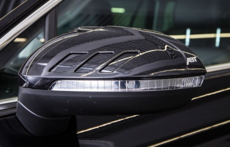 Накладки на зеркала VW Passat (B8) 2015-н.в. черный глянец