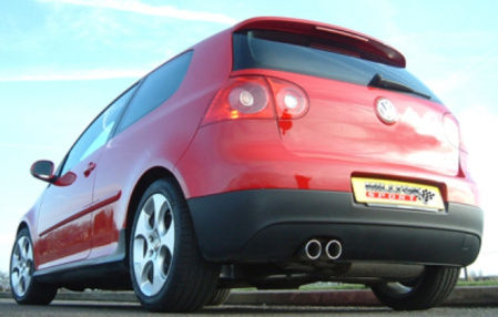 Комплект выхлопной системы VW Golf V GT 2.0 TDI 170 л.с., Golf VI GTD 2.0 TDI 170 л.с. без резонатора