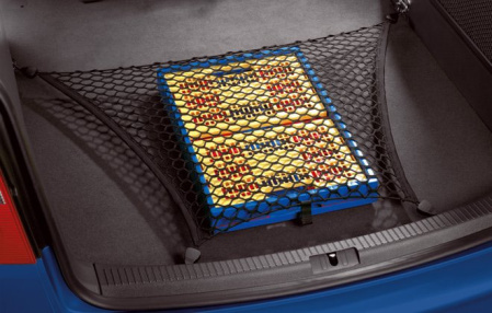 Сетка в багажник VW Touran 2003-2006, Touran 2007-2010, Touran 2010-н.в. для 5-местных автомобилей с базовым полом багажника