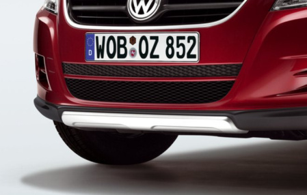 Защита днища передняя VW Tiguan (5N) 2007-2010 для автомобилей с серийными спойлерами