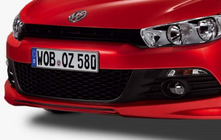 Накладка на бампер передний VW Scirocco 2014-н.в.