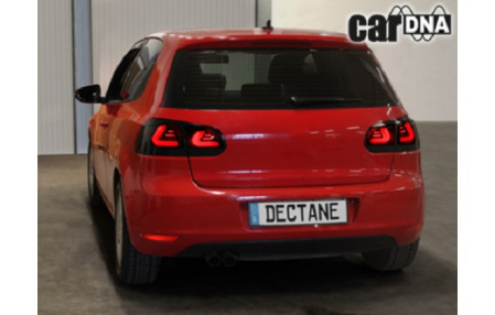 Задние фонари VW Golf VI красное затемненное стекло