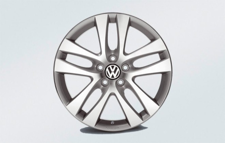Диск литой R18 VAG дизайн Davenport Brillantsilber для VW Tiguan (5N) 2007-2010, Tiguan (5N) 2011-2016