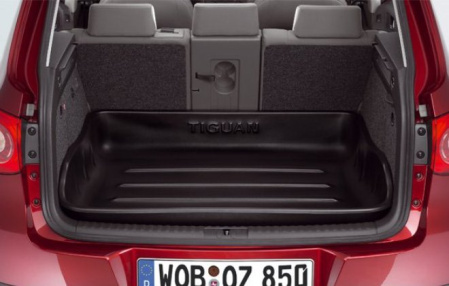 Поддон в багажник VW Tiguan 2007-2010, Tiguan 2011-н.в. для автомобилей с высоким полом багажника
