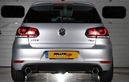 Комплект выхлопной системы VW Golf VI GT 2.0 TDI 140 л.с. без резонатора