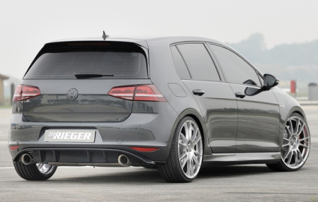 Комплект выхлопной системы VW Golf VII GTI с двумя одинарными насадками 100 мм
