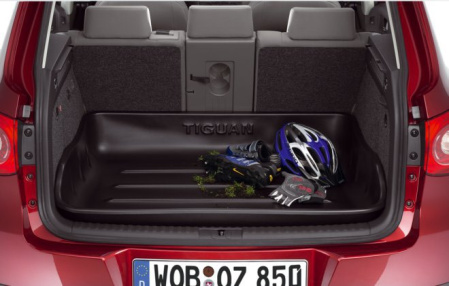 Поддон в багажник VW Tiguan 2007-2010, Tiguan 2011-н.в. для автомобилей с базовым полом багажника