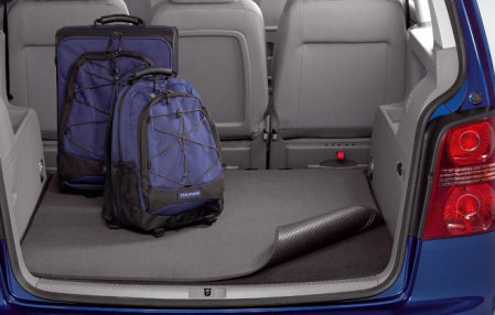 Коврик в багажник VW Touran 2003-2006, Touran 2007-2010, Touran 2010-н.в. 5-местных двусторонний